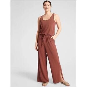 NWT Athleta Coastal Jumper Russet Brown Heather SZ 12